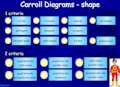 Shape Carroll Diagrams Interactive (Gordons)