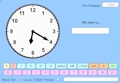 Telling the time - five minute intervals (words)