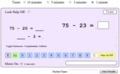 Subtracting (within 100) Interactive Mad Maths (No regrouping)