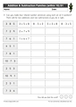 Addition & Subtraction Fact Families (within 10) Sheet 1