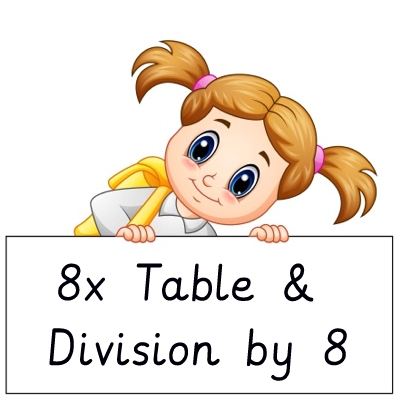 8x Table & Division Facts