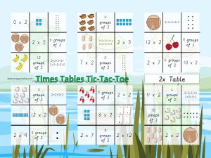 2x Table Tic-Tac-Toe