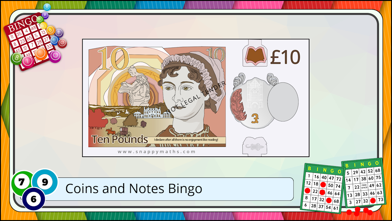 coinsnotesbingogo Snappy Maths