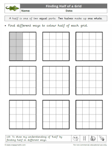 Find half of a grid